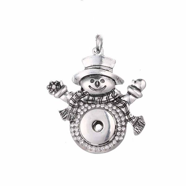 170 snowman snap button pendant necklace fit 18mm buttons for women charm fashion interchangeable jewelry, Silver
170 snowman snap button pendant necklace fit 18mm buttons for women charm fashion interchangeable jewelry, Silver