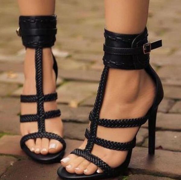 Women Sandals 2018 Sping Summer openToe High Heels Hollow Gladiator Sandalias Weaving belt Shoes Woman cx23
Women Sandals 2018 Sping Summer openToe High Heels Hollow Gladiator Sandalias Weaving belt Shoes Woman cx23