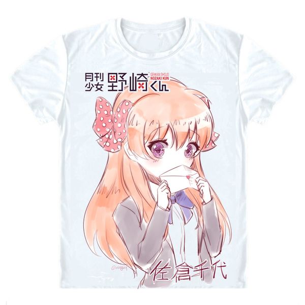 moe anime monthly girls' nozaki-kun t-shirts multi-style short shirts gekkan shojo nozaki-kun chiyo sakura cosplay shirt tee-style252-n, White;black 
moe anime monthly girls' nozaki-kun t-shirts multi-style short shirts gekkan shojo nozaki-kun chiyo sakura cosplay shirt tee-style252-n, White;black