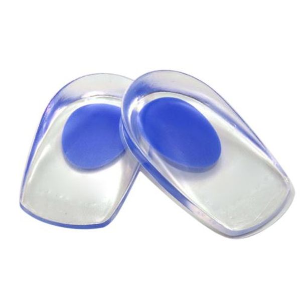 1 pair soft silicone heel pads ortc insoles support cup gel shock cushion increased plantar foot care half-height insole pad
1 pair soft silicone heel pads ortc insoles support cup gel shock cushion increased plantar foot care half-height insole pad