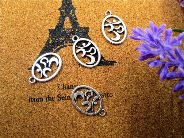 75pcs--om charms ,antique tibetan silver tone 2 side yoga symbol charm pendants 22 x14mm, Bronze;silver
75pcs--om charms ,antique tibetan silver tone 2 side yoga symbol charm pendants 22 x14mm, Bronze;silver