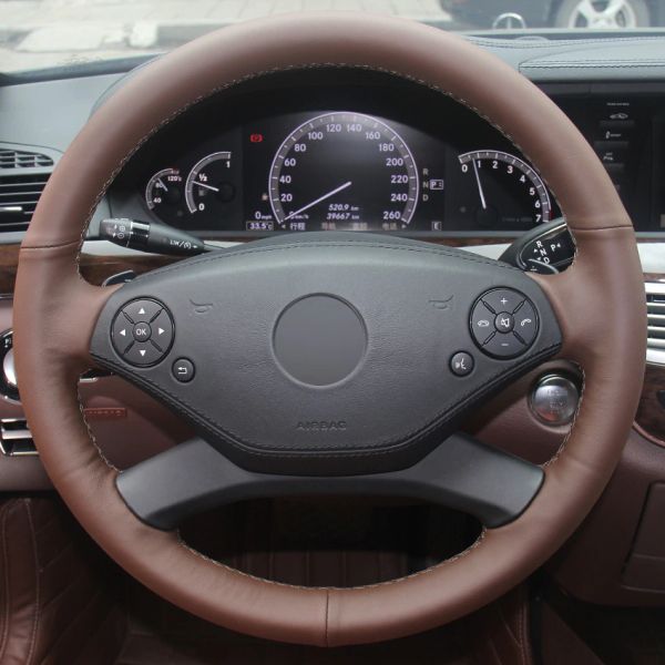 palm red genuine leather hand-stitched car steering wheel cover for mercedes benz s300l
palm red genuine leather hand-stitched car steering wheel cover for mercedes benz s300l
