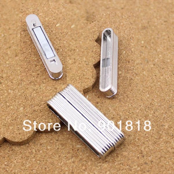 10 pcs/lot inner size 4*35mm fitting flat leather charming magnetic clasps jewelry findings f848
10 pcs/lot inner size 4*35mm fitting flat leather charming magnetic clasps jewelry findings f848