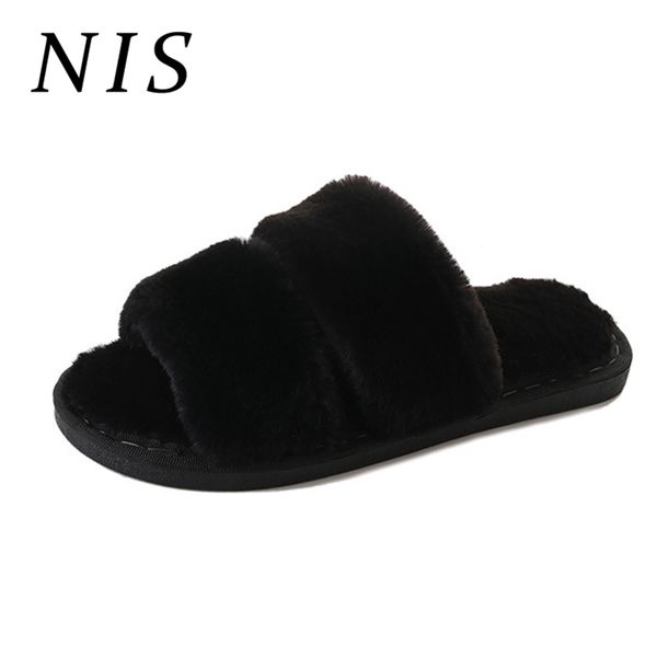 nis peep toe winter slippers women warm soft plush home floor slippers shoes woman non-slip open toe shoes snow mule zapatos new, Black
nis peep toe winter slippers women warm soft plush home floor slippers shoes woman non-slip open toe shoes snow mule zapatos new, Black