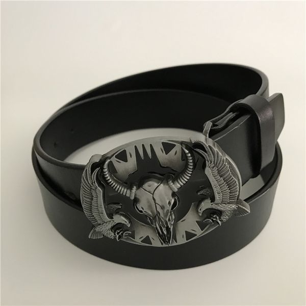 retail new 100% genuine leather luxury men belt good quality 3d silver bull head eagle metal buckles jeans accessories, Black;brown
retail new 100% genuine leather luxury men belt good quality 3d silver bull head eagle metal buckles jeans accessories, Black;brown