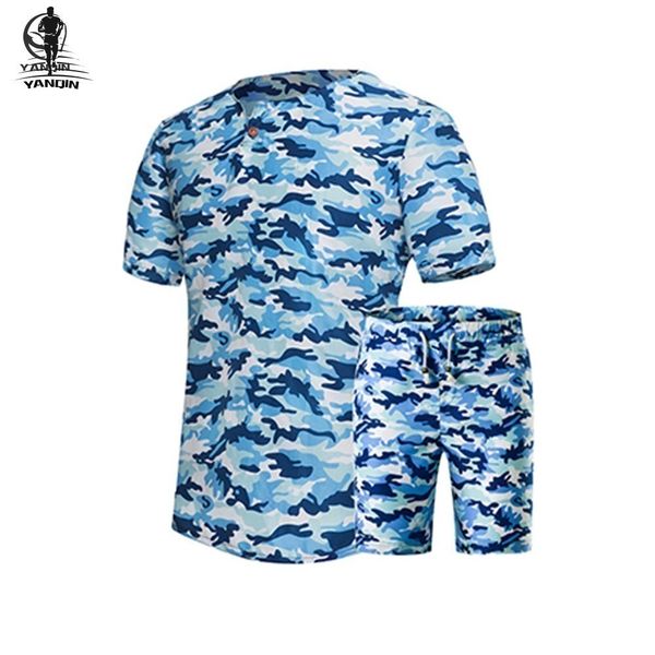 yanqin new 2018 camouflage printing sets men's short sleeve t-shirt + shorts tights workout clothes quick-drying sets, White;black
yanqin new 2018 camouflage printing sets men's short sleeve t-shirt + shorts tights workout clothes quick-drying sets, White;black