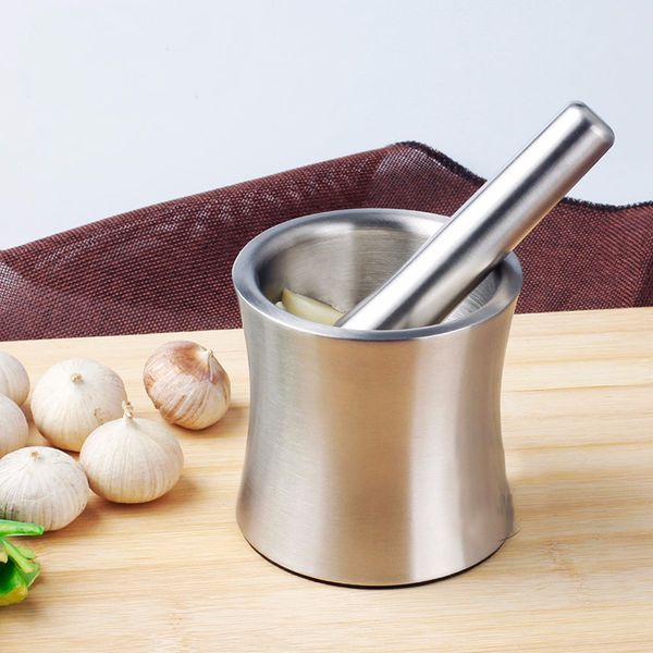 food mills garlic grinder practical stainless steel mortar and pestle kitchen garlic herb mills grinder bowl kitchen cooking tool hh7-415
food mills garlic grinder practical stainless steel mortar and pestle kitchen garlic herb mills grinder bowl kitchen cooking tool hh7-415