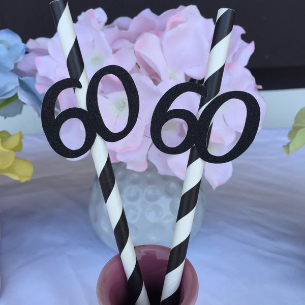 25 ct over the hill happy 60th birthday party decorations sixty 60 paper straws gold pink blue black purple to choose
25 ct over the hill happy 60th birthday party decorations sixty 60 paper straws gold pink blue black purple to choose