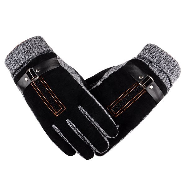 new arrival men winter gloves classical suede moto guantes woolen patchwork thick gloves male motocicleta thermal warm, Blue;gray
new arrival men winter gloves classical suede moto guantes woolen patchwork thick gloves male motocicleta thermal warm, Blue;gray