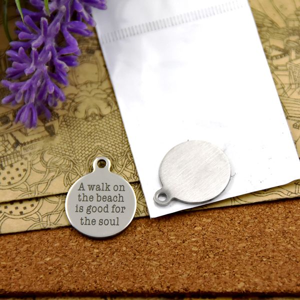 40pcs--"a walk on the beach is good for the soul"stainless steel charms more style for choosing diy charms pendants for necklace, Bronze;silver
40pcs--"a walk on the beach is good for the soul"stainless steel charms more style for choosing diy charms pendants for necklace, Bronze;silver