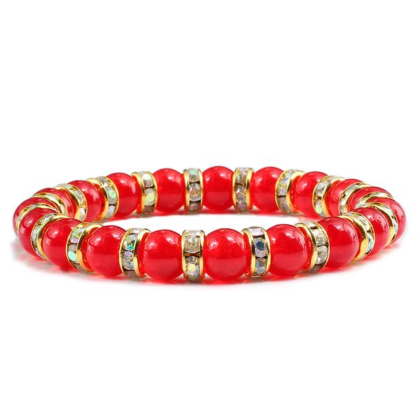 new natural chalcedony stone bracelet charm red crystal beads women lucky strand bracelets fitness jewelry lovers gifts, Black
new natural chalcedony stone bracelet charm red crystal beads women lucky strand bracelets fitness jewelry lovers gifts, Black