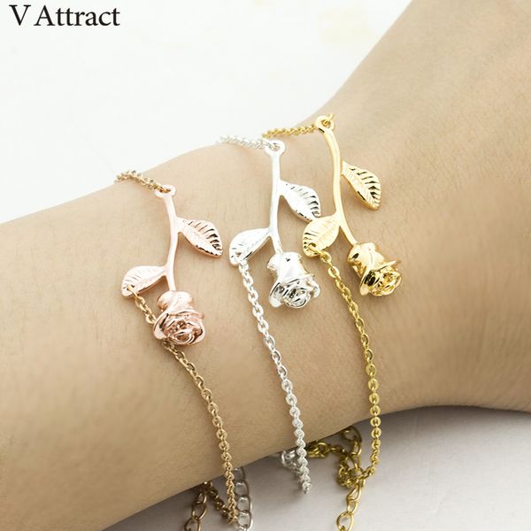 v attract boho bijoux femme bileklik pink gold rose flower statement bracelet for women leaf pulseras bff jewelry christmas gift, Golden;silver
v attract boho bijoux femme bileklik pink gold rose flower statement bracelet for women leaf pulseras bff jewelry christmas gift, Golden;silver