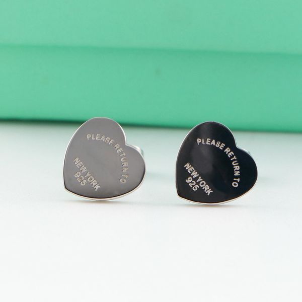Luxury Fashion 3 Colors High Quality Heart-shaped Stud Earrings Women's Sterling Silver Jewelry Rose Gold Earring for Women
Luxury Fashion 3 Colors High Quality Heart-shaped Stud Earrings Women's Sterling Silver Jewelry Rose Gold Earring for Women