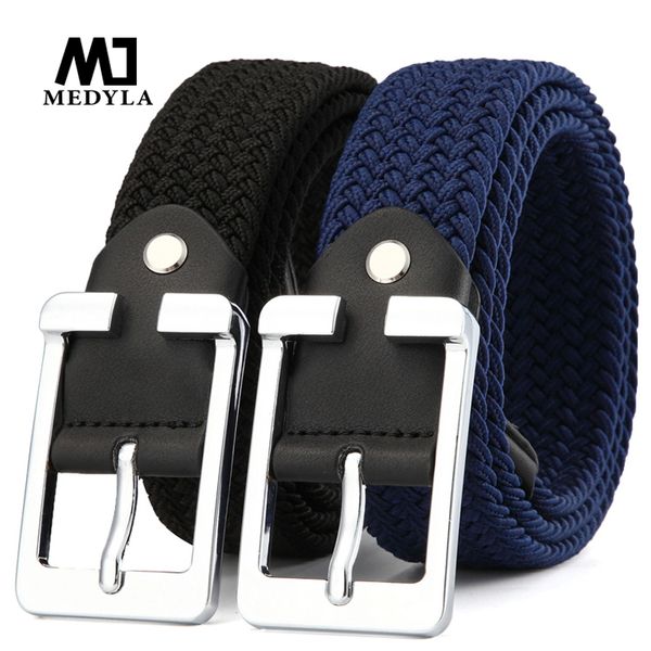 medyla men's woven canvas pin buckle elastic waistband women's casual youth jeans belt, Black;brown
medyla men's woven canvas pin buckle elastic waistband women's casual youth jeans belt, Black;brown