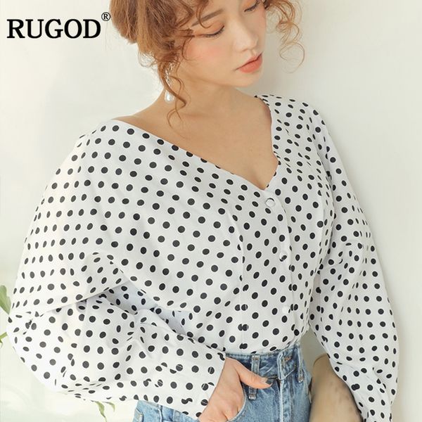 rugod new korean v neck long puff sleeve blouse women casual slim tunic blusa shirts female 2018 spring summer clothing, White
rugod new korean v neck long puff sleeve blouse women casual slim tunic blusa shirts female 2018 spring summer clothing, White