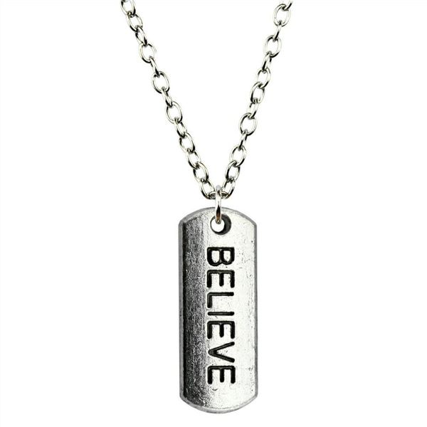 wysiwyg 5 pieces metal chain necklaces pendants male necklace fashion believe tag 21x8mm n2-b12368, Silver
wysiwyg 5 pieces metal chain necklaces pendants male necklace fashion believe tag 21x8mm n2-b12368, Silver