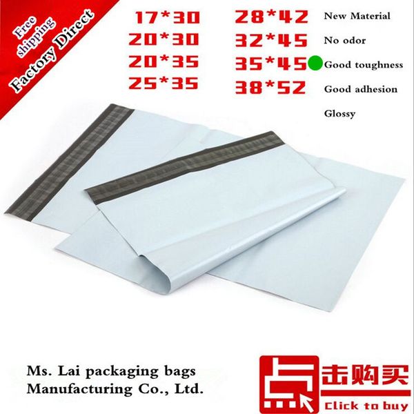 wholesale 100% new material 50pcs/lot 35x45cm large white poly plastic mailing bag courier bag plastic packing 350x450mm
wholesale 100% new material 50pcs/lot 35x45cm large white poly plastic mailing bag courier bag plastic packing 350x450mm