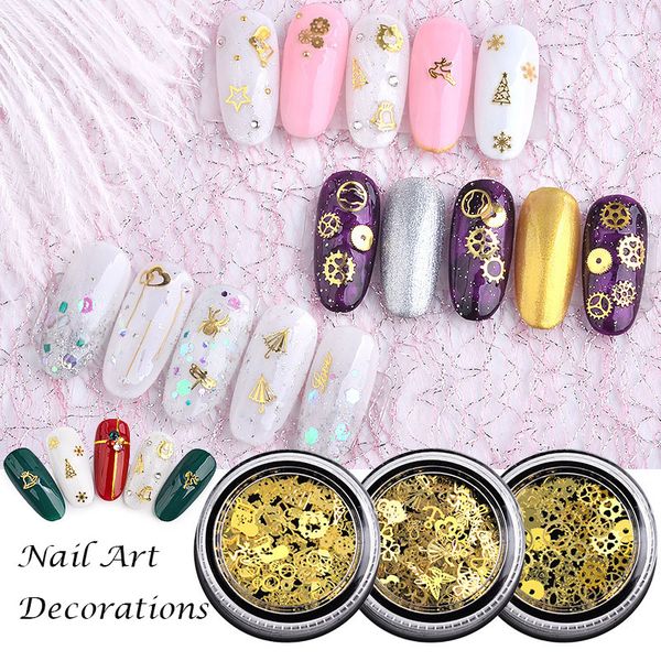 christmas nail decoration accessories 3d gold sequins box mix design ring bell elk snowflake daily gear metal flakes glitter, Silver;gold
christmas nail decoration accessories 3d gold sequins box mix design ring bell elk snowflake daily gear metal flakes glitter, Silver;gold