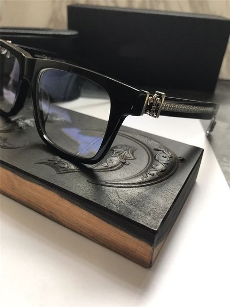new vintage eyeglass design chr glasses prescription steampunk square frame style men transparent lens clear protection eyewear, Black
new vintage eyeglass design chr glasses prescription steampunk square frame style men transparent lens clear protection eyewear, Black