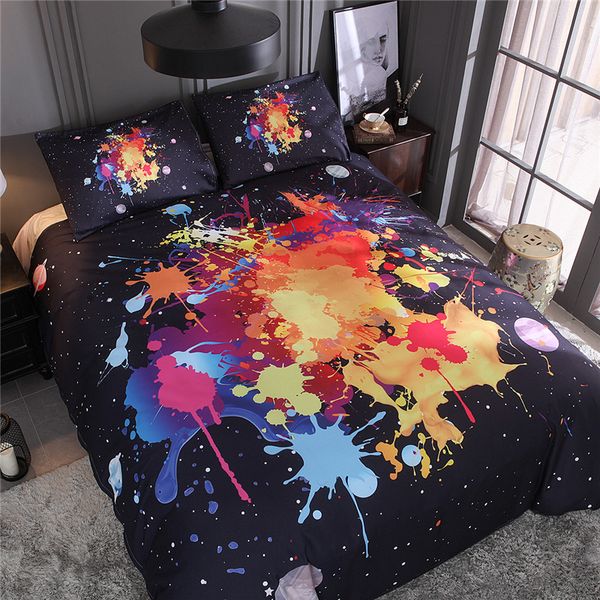 black starry bedding set size watercolor doodle pattern quilt cover with pillowcase bed sets simple style home textiles
black starry bedding set size watercolor doodle pattern quilt cover with pillowcase bed sets simple style home textiles