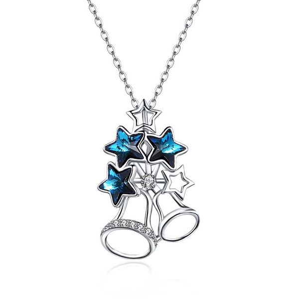 100% 925 sterling silver personality bell crystal pendant necklaces fine jewelry making for christmas gifts delivery svn350
100% 925 sterling silver personality bell crystal pendant necklaces fine jewelry making for christmas gifts delivery svn350