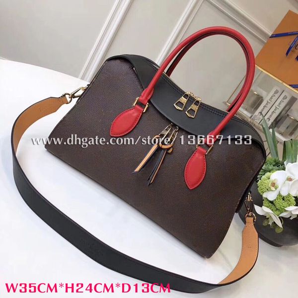 large leather black bag shoulder tuileries handbag women genuine 41454 handle tote abmdo, Red;black
large leather black bag shoulder tuileries handbag women genuine 41454 handle tote abmdo, Red;black