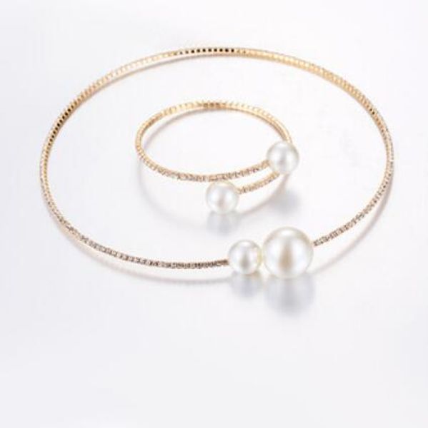 jewelry sets pearl jewelry for women necklace bracelets with crystal simple fashion of shipping, Silver
jewelry sets pearl jewelry for women necklace bracelets with crystal simple fashion of shipping, Silver