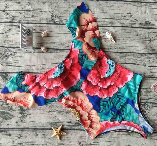 2018 women off shoulder swimsuit one piece swimsuit ruffle floral swimwear women strapless beach wear monokini bjn17 rf, White;black
2018 women off shoulder swimsuit one piece swimsuit ruffle floral swimwear women strapless beach wear monokini bjn17 rf, White;black