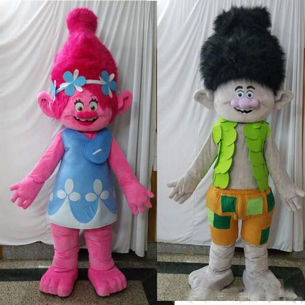 cartoon movie trolls mascot costume poppy branch parade quality clowns halloween party activity character fancy, Red;yellow
cartoon movie trolls mascot costume poppy branch parade quality clowns halloween party activity character fancy, Red;yellow