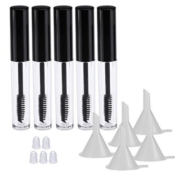10ML 1/3Oz Empty Mascara Tube with Eyelash Wand Brush , Rubber Inserts, Funnels for Eyelash Growth Castor Oil, DIY Makeup Mascara Container
10ML 1/3Oz Empty Mascara Tube with Eyelash Wand Brush , Rubber Inserts, Funnels for Eyelash Growth Castor Oil, DIY Makeup Mascara Container