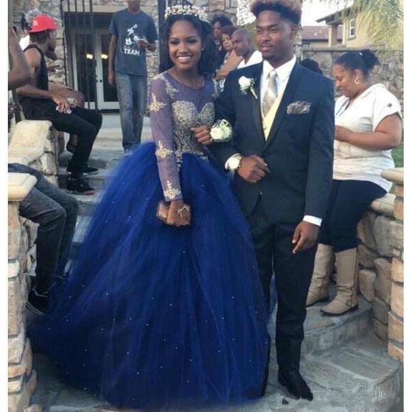 2018 fashion navy blue jewel neck lace applique prom dresses illusion long sleeves party evening dresses gowns robe de soiree, Black
2018 fashion navy blue jewel neck lace applique prom dresses illusion long sleeves party evening dresses gowns robe de soiree, Black