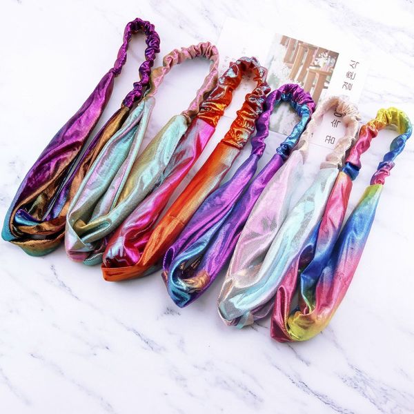 new fashion rainbow metallic crossed double color hair band gradient hair ornament face washing hair band
new fashion rainbow metallic crossed double color hair band gradient hair ornament face washing hair band
