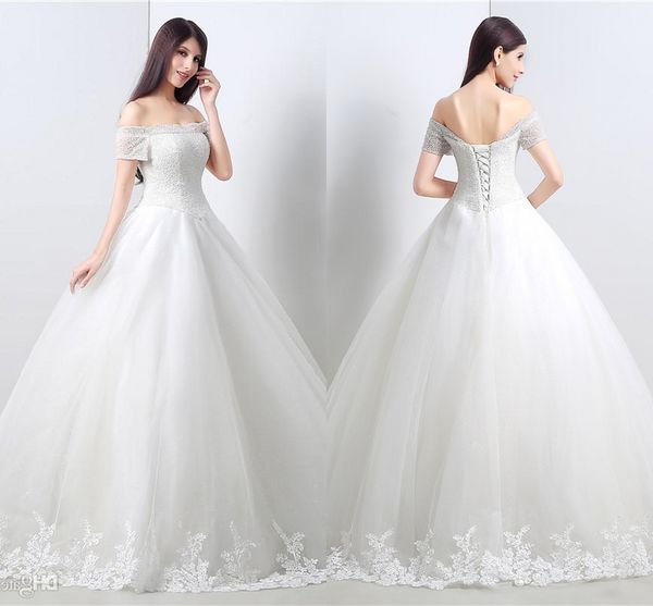 2020 elegant white dresses boat neck short sleeves ball gown tulle long wedding party bride dresses for women wedding dresses gowns hy4232
2020 elegant white dresses boat neck short sleeves ball gown tulle long wedding party bride dresses for women wedding dresses gowns hy4232