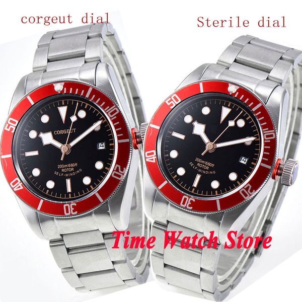 corgeut 41mm men's watch black dial luminous sapphire glass blue bezel bracelet miyota automatic wrist watch men co99, Slivery;brown
corgeut 41mm men's watch black dial luminous sapphire glass blue bezel bracelet miyota automatic wrist watch men co99, Slivery;brown