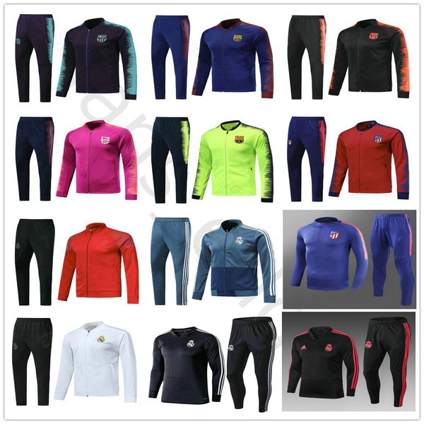 2018 2019 Real Madrid Soccer Tracksuit Set Barcelonas Atleticoes Madrid Home Away Football Jackets Training Suit Survetement Chandal Kit
2018 2019 Real Madrid Soccer Tracksuit Set Barcelonas Atleticoes Madrid Home Away Football Jackets Training Suit Survetement Chandal Kit