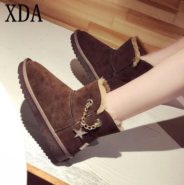xda 2019 winter faux fur crystal chain women shoes woman snow boots ankle warm platform fashion add cotton ladies boot f708, Black
xda 2019 winter faux fur crystal chain women shoes woman snow boots ankle warm platform fashion add cotton ladies boot f708, Black