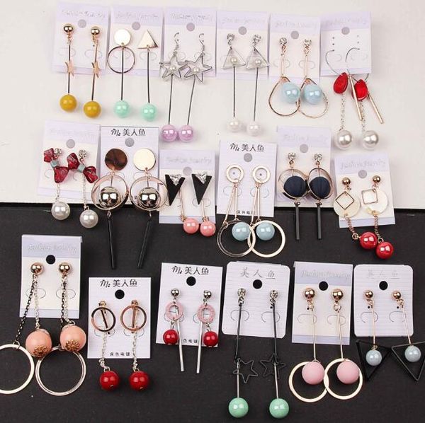 2018 new fashion personality girl madam bow pearl crystal geometry ear line long earrings tassel earrings mix 10 styles 10 pair, Silver
2018 new fashion personality girl madam bow pearl crystal geometry ear line long earrings tassel earrings mix 10 styles 10 pair, Silver