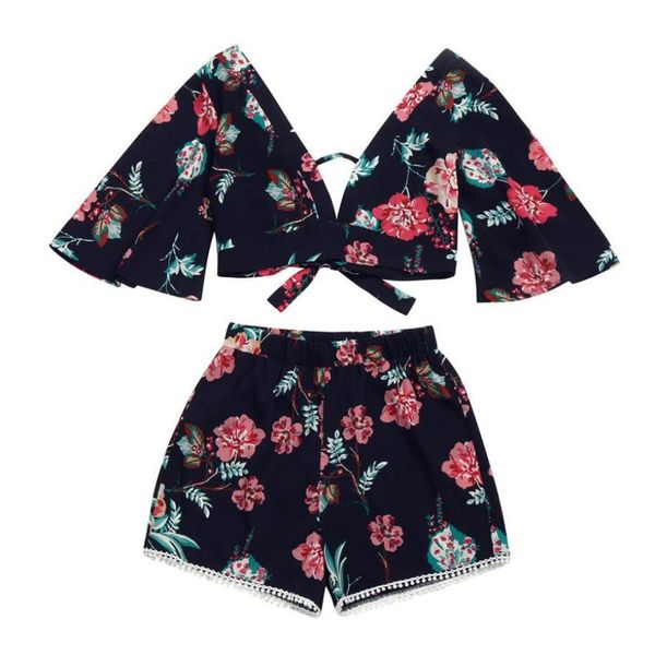 

casual 2 two piece set women sunflower print summer off the shoulder crop shorts zipper 2018 beachwear women set, White;black