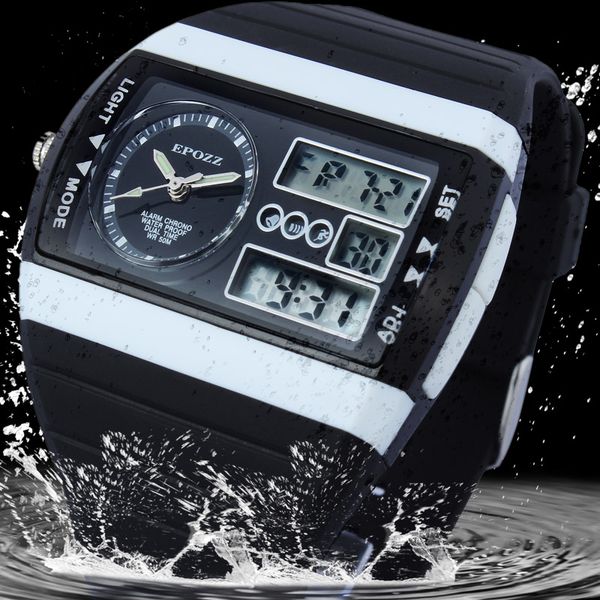 epozz streamline waterproof swim multifunction sports watch men analong digital dual time relogio masculino male clock hodinky, Slivery;brown
epozz streamline waterproof swim multifunction sports watch men analong digital dual time relogio masculino male clock hodinky, Slivery;brown