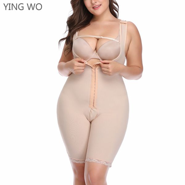 big size women postpartum recovery full body shapewear front hook and eyes tummy control mid thigh shaper adjustable bodysuits, Black;white
big size women postpartum recovery full body shapewear front hook and eyes tummy control mid thigh shaper adjustable bodysuits, Black;white