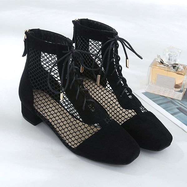 fashion women mesh boots 2018 round toe women shoes casual spring autumn summer motorcycle boot size 35-40, Black
fashion women mesh boots 2018 round toe women shoes casual spring autumn summer motorcycle boot size 35-40, Black