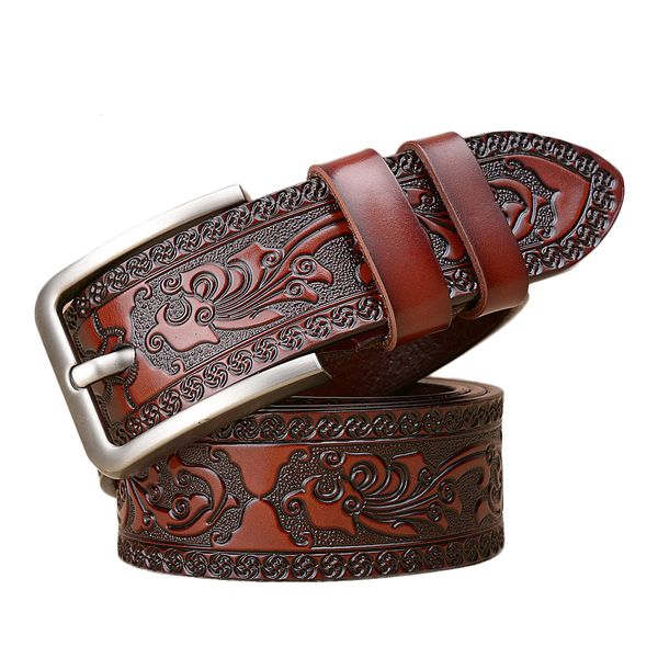 news mens belts luxury genuine leather vintage carving west men belt leather pattern ceinture homme retro male jeans belt, Black;brown
news mens belts luxury genuine leather vintage carving west men belt leather pattern ceinture homme retro male jeans belt, Black;brown