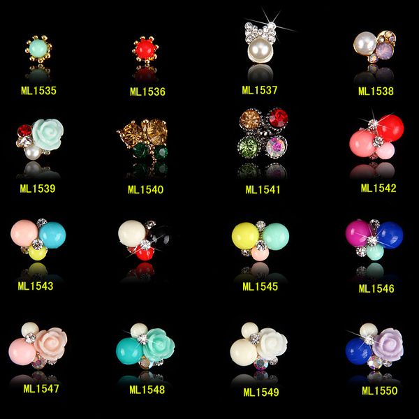 100pcs/lot flower design pearls beads nail alloy 6-10mm glitter crystal charms 3d nail art jewelry tips decoration ml1535#, Silver;gold
100pcs/lot flower design pearls beads nail alloy 6-10mm glitter crystal charms 3d nail art jewelry tips decoration ml1535#, Silver;gold