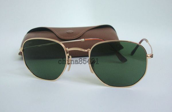 1pair hexagonal metal ungla e for men women irregular per onality gold frame green gla len 48mm with box ca e
1pair hexagonal metal ungla e for men women irregular per onality gold frame green gla len 48mm with box ca e