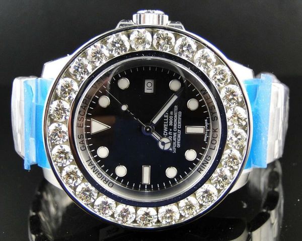 luxury black mens brand watch sea-dweller big diamond watch 116660 asia 2813 movement automatic mens watch watches, Slivery;brown
luxury black mens brand watch sea-dweller big diamond watch 116660 asia 2813 movement automatic mens watch watches, Slivery;brown
