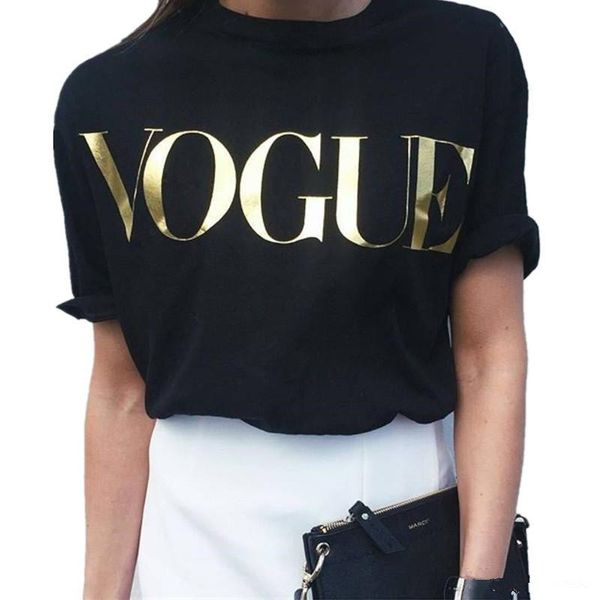 2018 fashion golden vogue t-shirts for women letter print t shirt short sleeve plus size female tees tshirt dh227, White
2018 fashion golden vogue t-shirts for women letter print t shirt short sleeve plus size female tees tshirt dh227, White