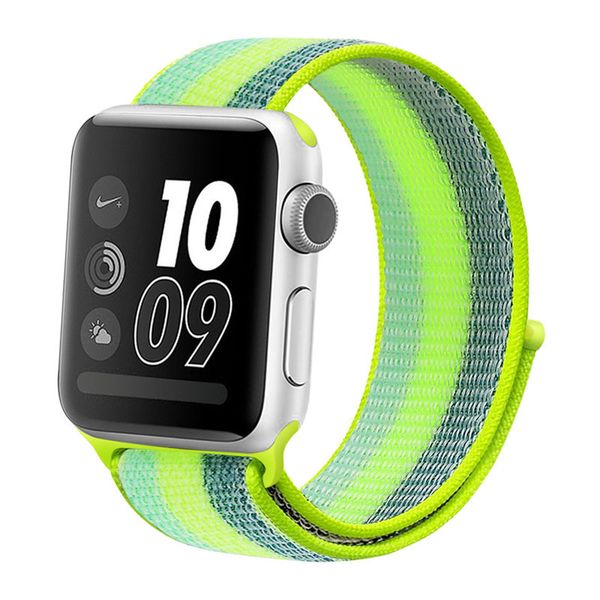 stripe colorful nylon loop breathable watchband iwatch sports & edition sport bracelet strap wrist watch band, Black;brown
stripe colorful nylon loop breathable watchband iwatch sports & edition sport bracelet strap wrist watch band, Black;brown