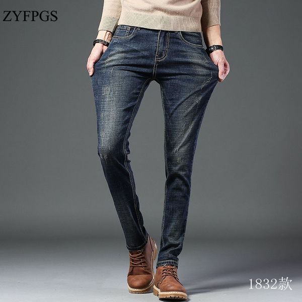 zyfpgs 2018 hip hop new brand men's jeans slim elastic feet thicken straight jeans casual men's trousers ripped men 1013, Blue
zyfpgs 2018 hip hop new brand men's jeans slim elastic feet thicken straight jeans casual men's trousers ripped men 1013, Blue