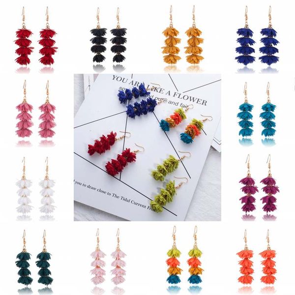 long tassel dangle earrings 4 layers cloth flower tassel earrings for women colorful long tassel earring cute ethnic earring d934s, Silver
long tassel dangle earrings 4 layers cloth flower tassel earrings for women colorful long tassel earring cute ethnic earring d934s, Silver
