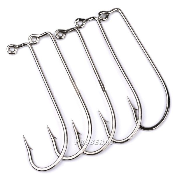 silver stainless steel soft worms grub barbed fishhook freshwater fishing hooks 6sizes high strength single hook 100pc/lot
silver stainless steel soft worms grub barbed fishhook freshwater fishing hooks 6sizes high strength single hook 100pc/lot